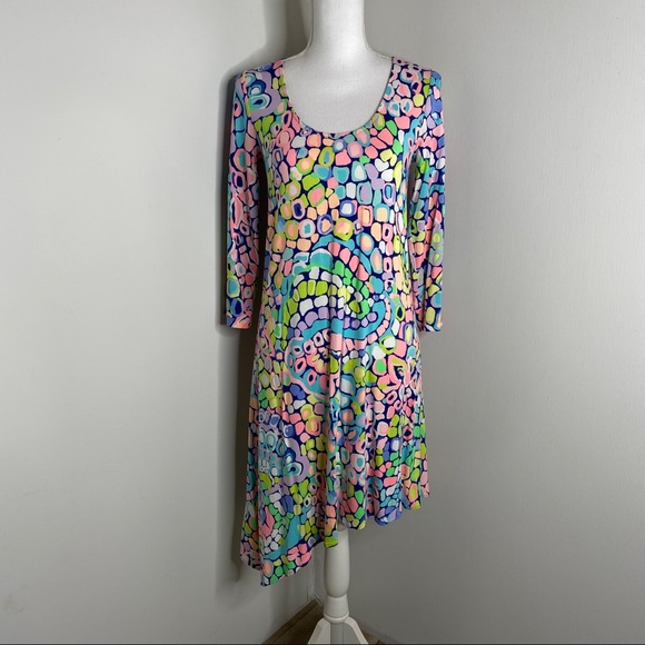Lilly Pulitzer Ariana Swing Dress Gypsy Jungle Print Size S - Picture 6 of 14
